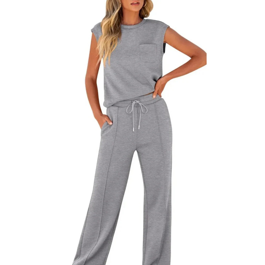 ELARA™ – Casual Summer Soft Lounge Co-Ord
