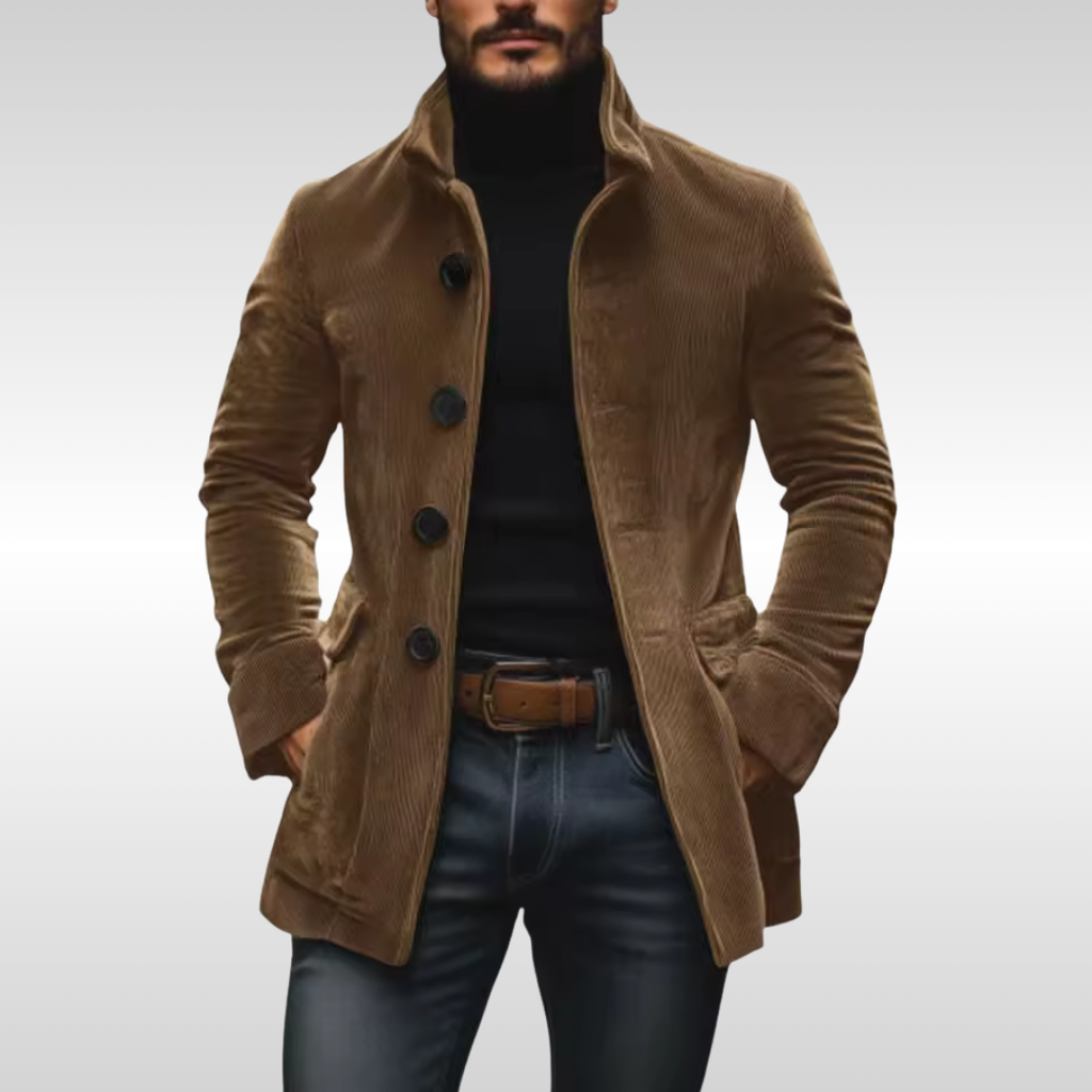 Stefan – Fitted corduroy jacket