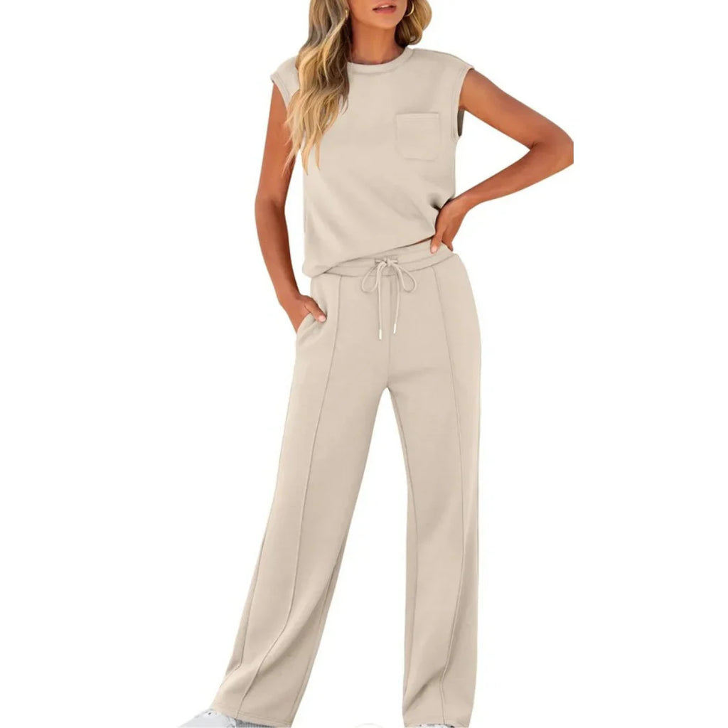 ELARA™ – Casual Summer Soft Lounge Co-Ord
