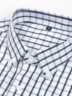 Long Sleeve Checkered Shirt with Buttons