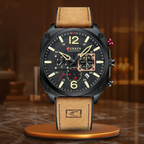 Business Leather Quartz Watch™ - Olsen & Olsen