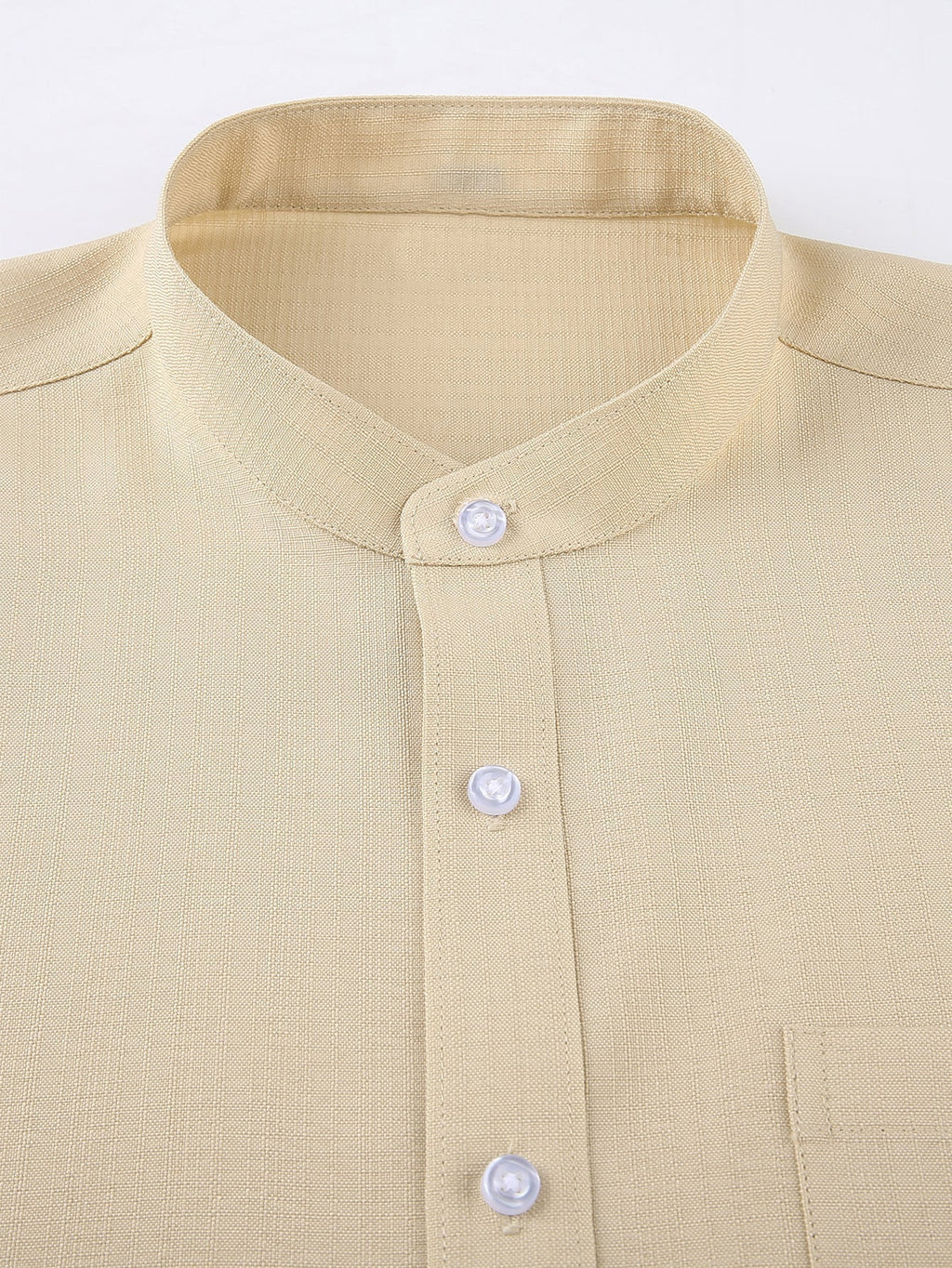 Textured Long Sleeve Turtleneck Shirt