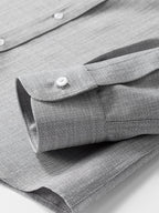 Textured Long Sleeve Turtleneck Shirt