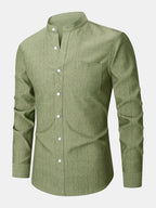 Textured Long Sleeve Turtleneck Shirt