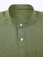Textured Long Sleeve Turtleneck Shirt