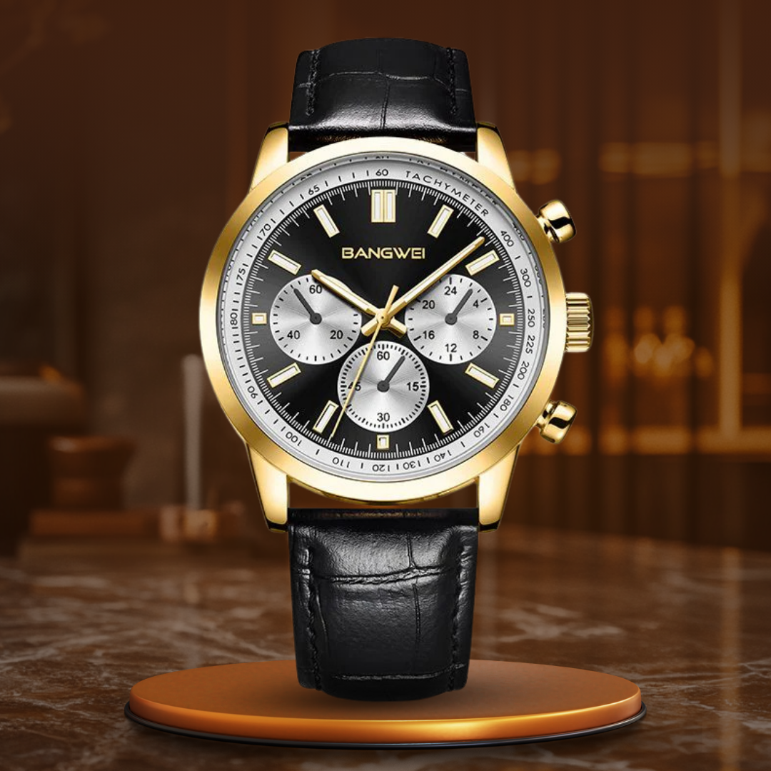 Quartz Military Leather Sport Casual™ Watch - Olsen & Olsen