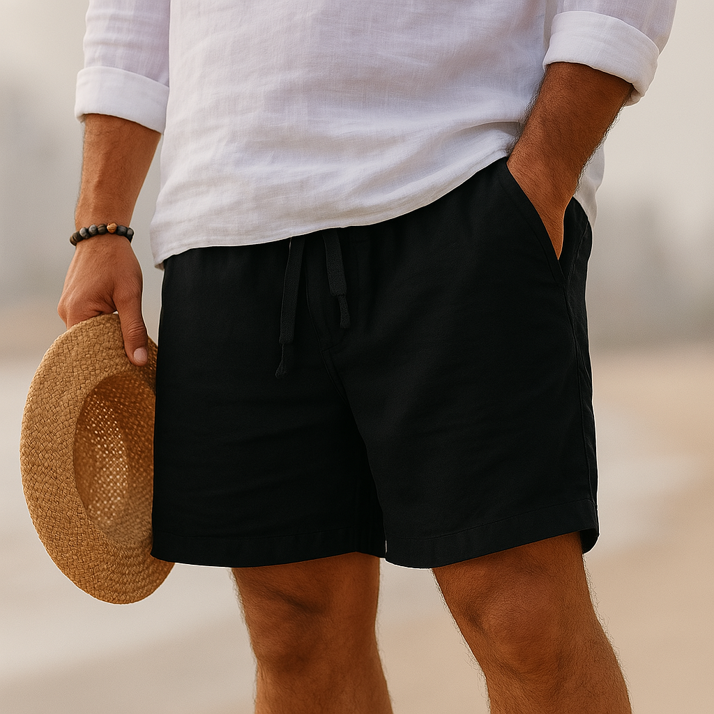 Lenoir™ | Elegant Linen Shorts with Elastic Waist