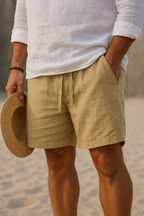 Lenoir™ | Elegant Linen Shorts with Elastic Waist