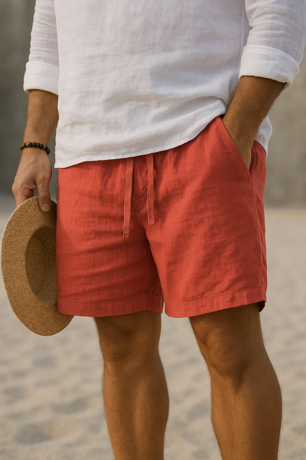 Lenoir™ | Elegant Linen Shorts with Elastic Waist