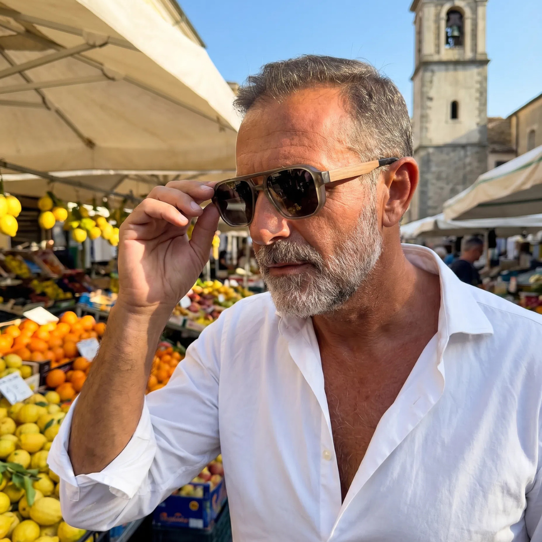 Vittorio — Sunglasses in Acetate and Wood