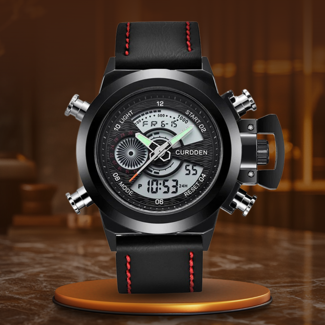 Olsen & Olsen Double Time Fashion Chronograph Watch