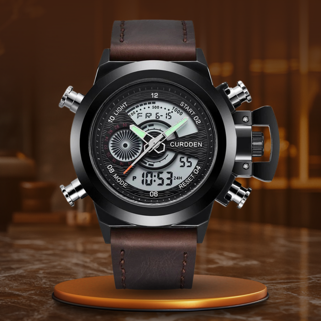 Olsen & Olsen Double Time Fashion Chronograph Watch