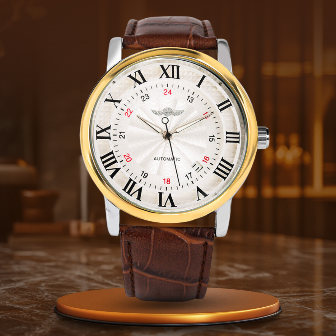 Luxury Leather Automatic Complete Watch™ - Olsen & Olsen