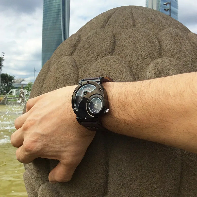 Olsen & Olsen Luxury Dual Time Quartz Watch™