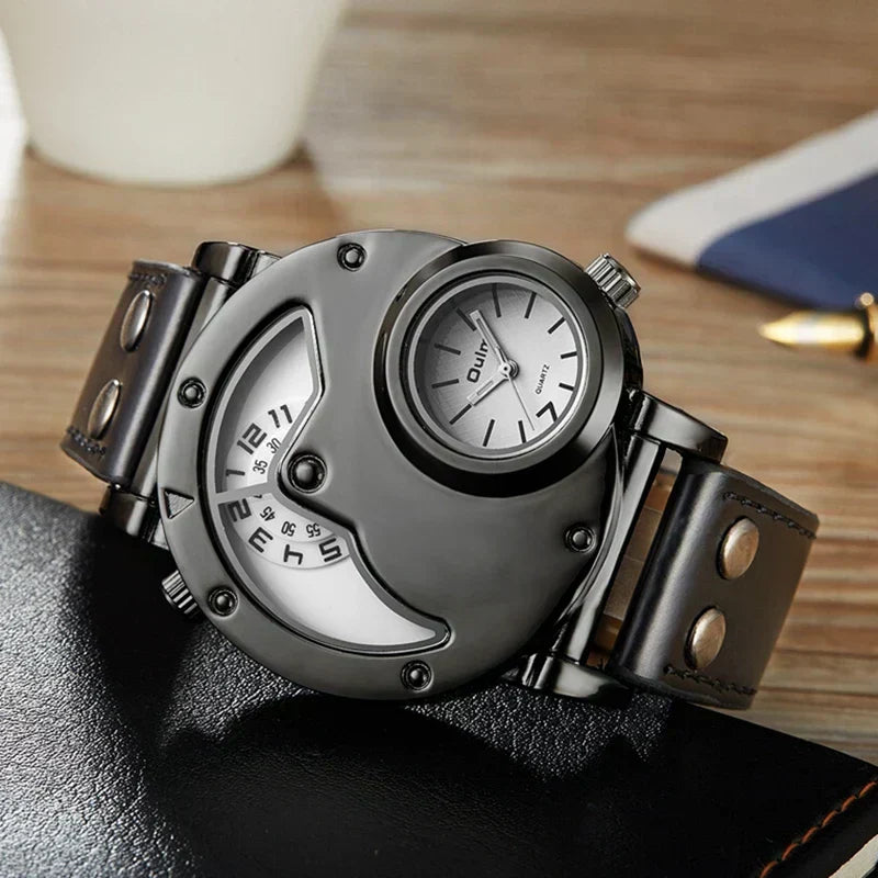 Olsen & Olsen Luxury Dual Time Quartz Watch™