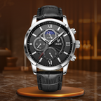 Luxury Leather Quartz Watch™ - Olsen & Olsen