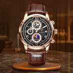 Premium Leather Chronograph Watch™ - Olsen & Olsen
