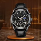 Elegant Luxury Leather Watch™ - Olsen & Olsen