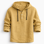 HALTON | Linen Hooded Shirt