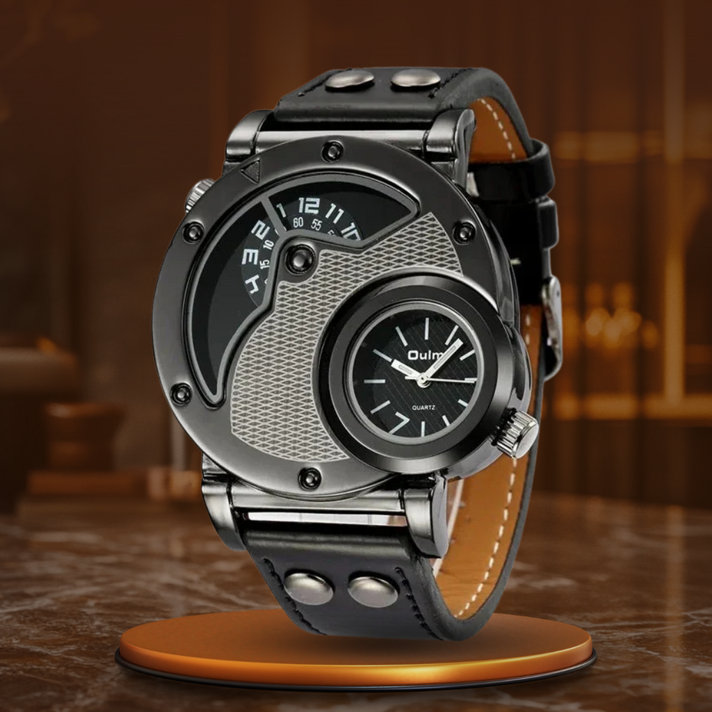 Olsen & Olsen Luxury Dual Time Quartz Watch™