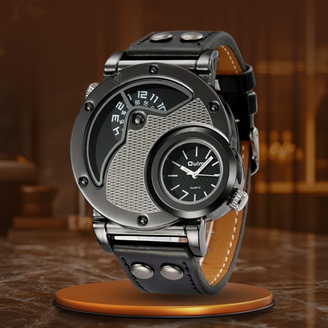 Olsen & Olsen Luxury Dual Time Quartz Watch™