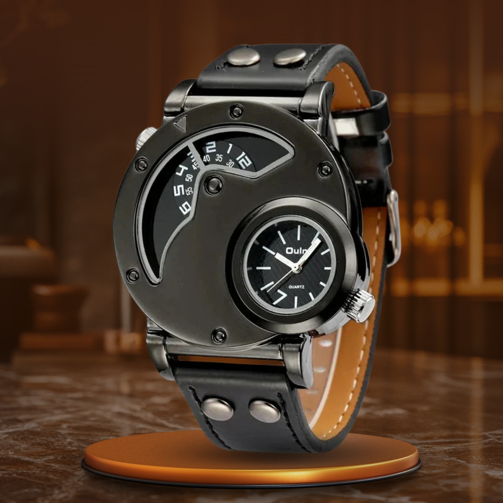 Olsen & Olsen Luxury Dual Time Quartz Watch™
