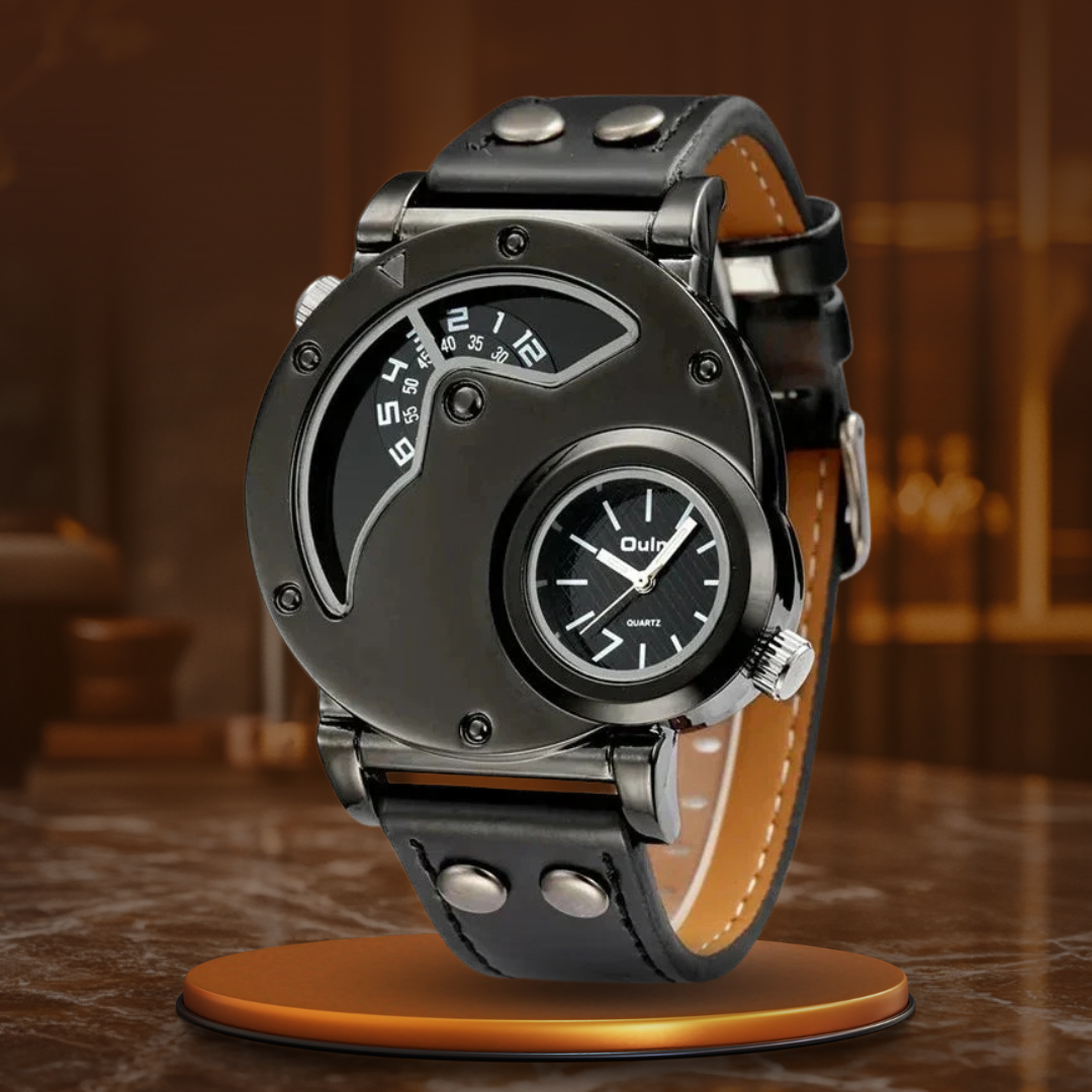 Olsen & Olsen Luxury Dual Time Quartz Watch™