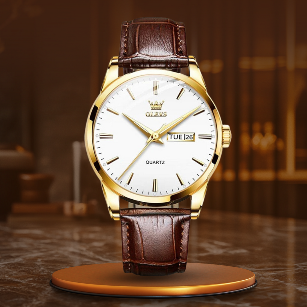 Luxury Business Leather Watch™ Olsen & Olsen