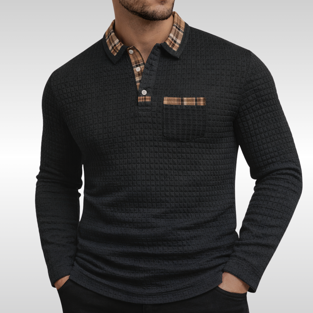 OWEN WAFFLE POLO SHIRT | SMART COMFORT FOR EVERYDAY WEAR