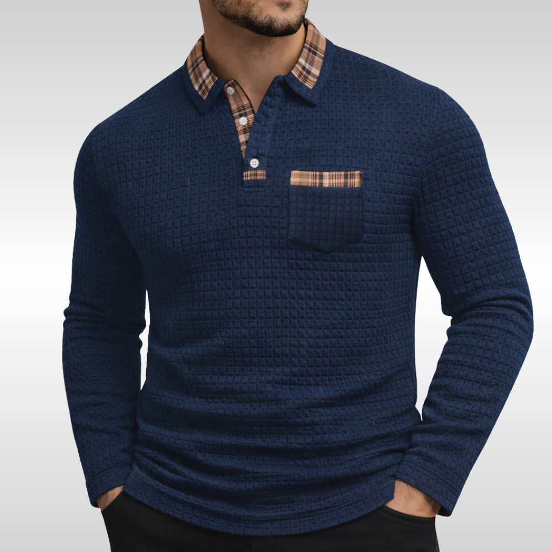 OWEN WAFFLE POLO SHIRT | SMART COMFORT FOR EVERYDAY WEAR