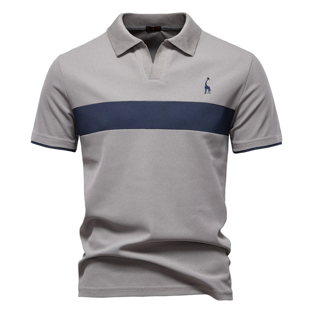 J&M Paris™ | Men's Color Block Polo
