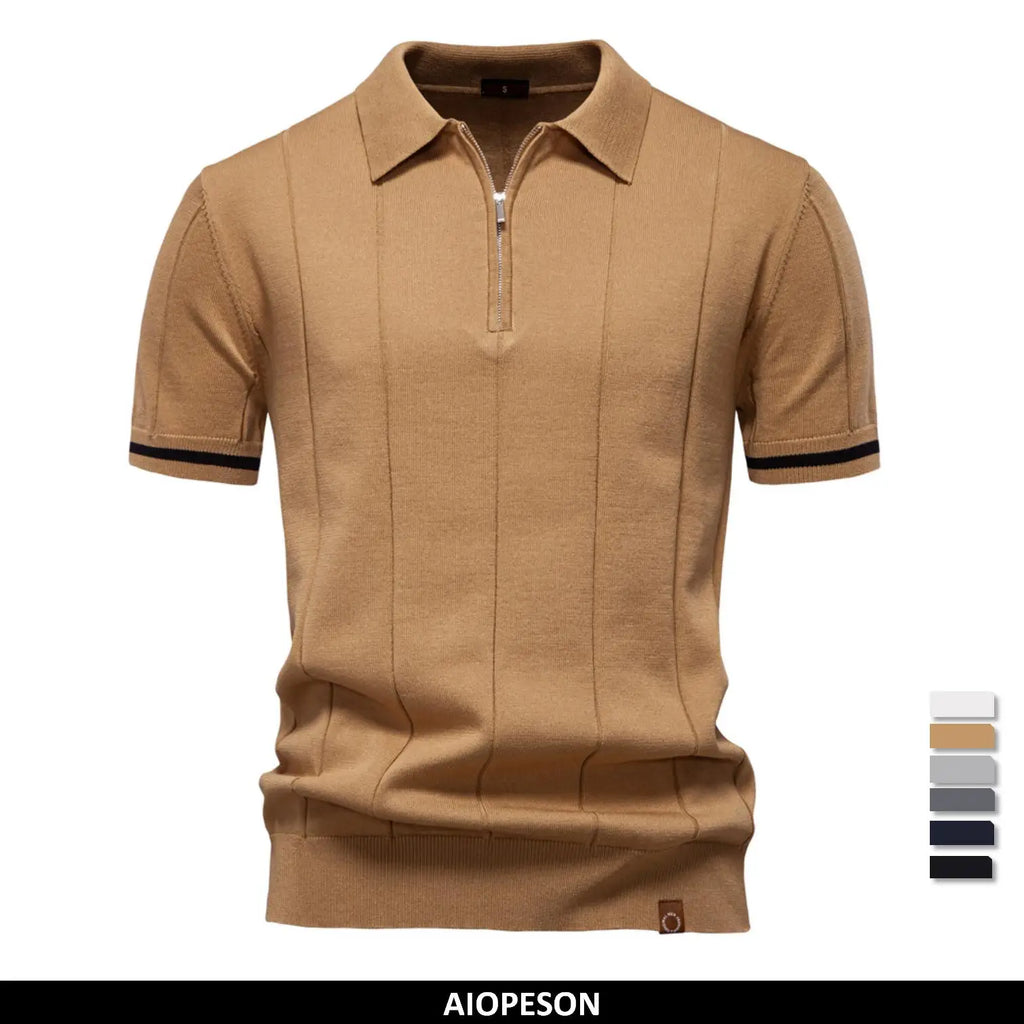 J&M Paris™ | Men's Polo with Zipper