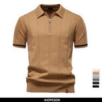 J&M Paris™ | Men's Polo with Zipper