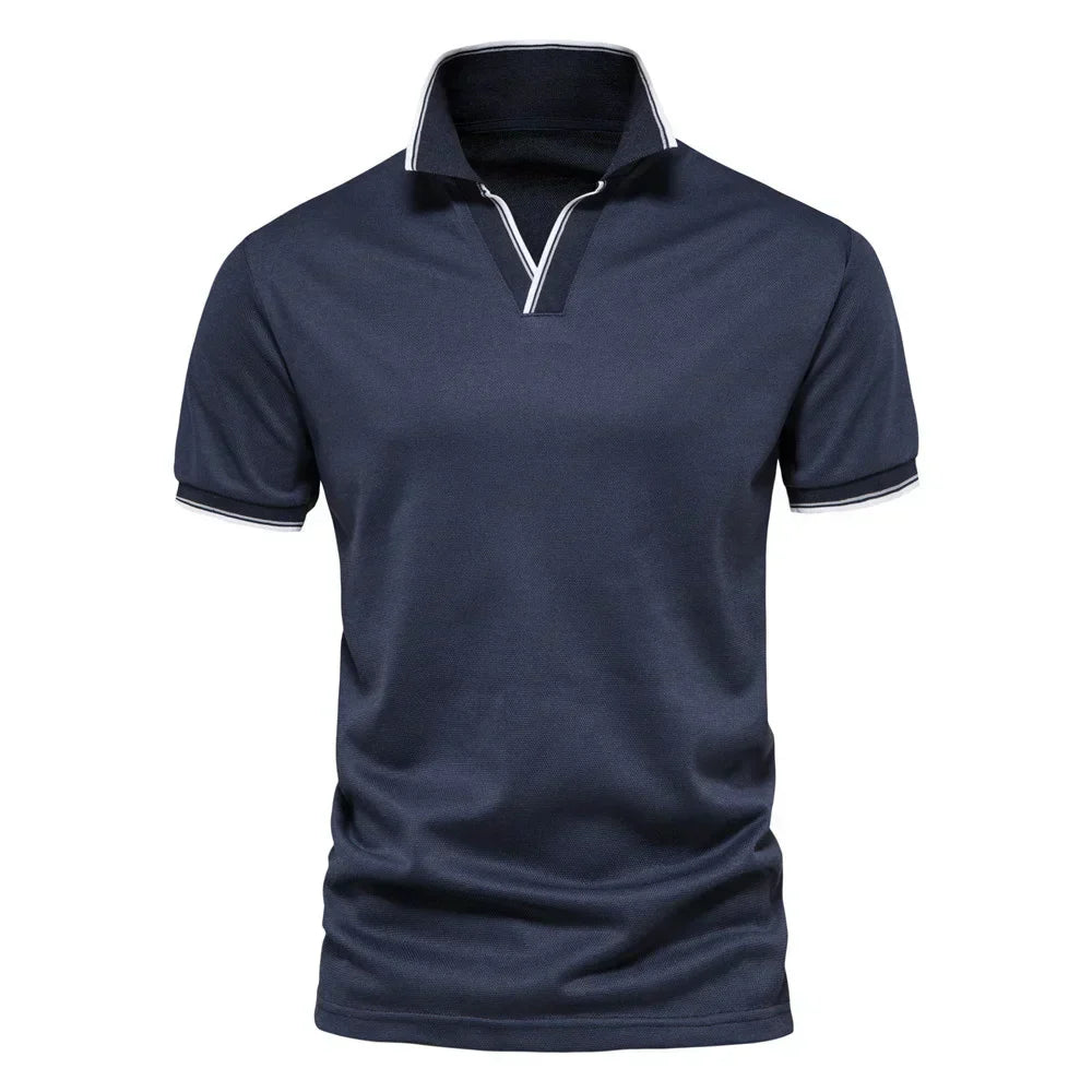 J&M Paris™ | Men's V-Neck Polo