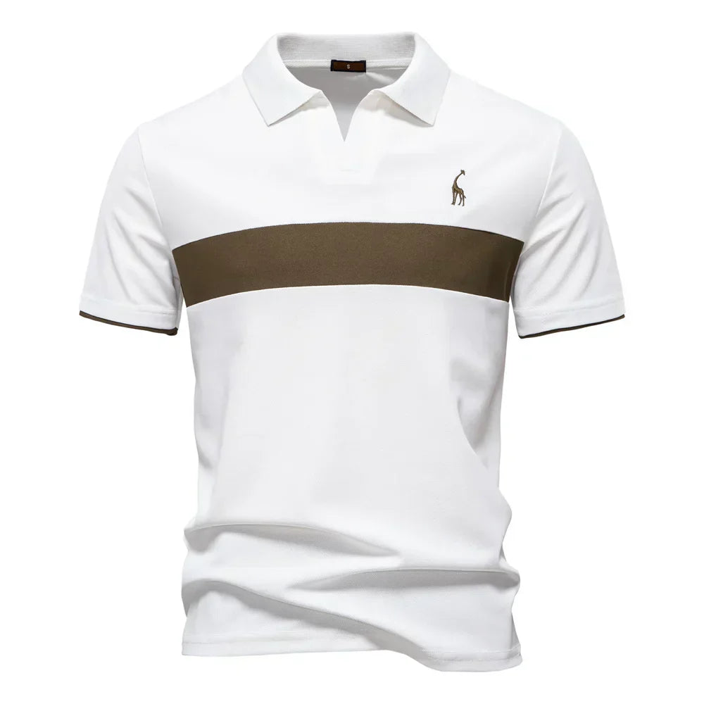 J&M Paris™ | Men's Color Block Polo