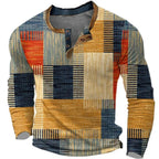 HENLEY | Colourful Men's Long-Sleeved Shirt