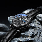 Luxury Leather Strap Quartz Watch™ - Olsen & Olsen