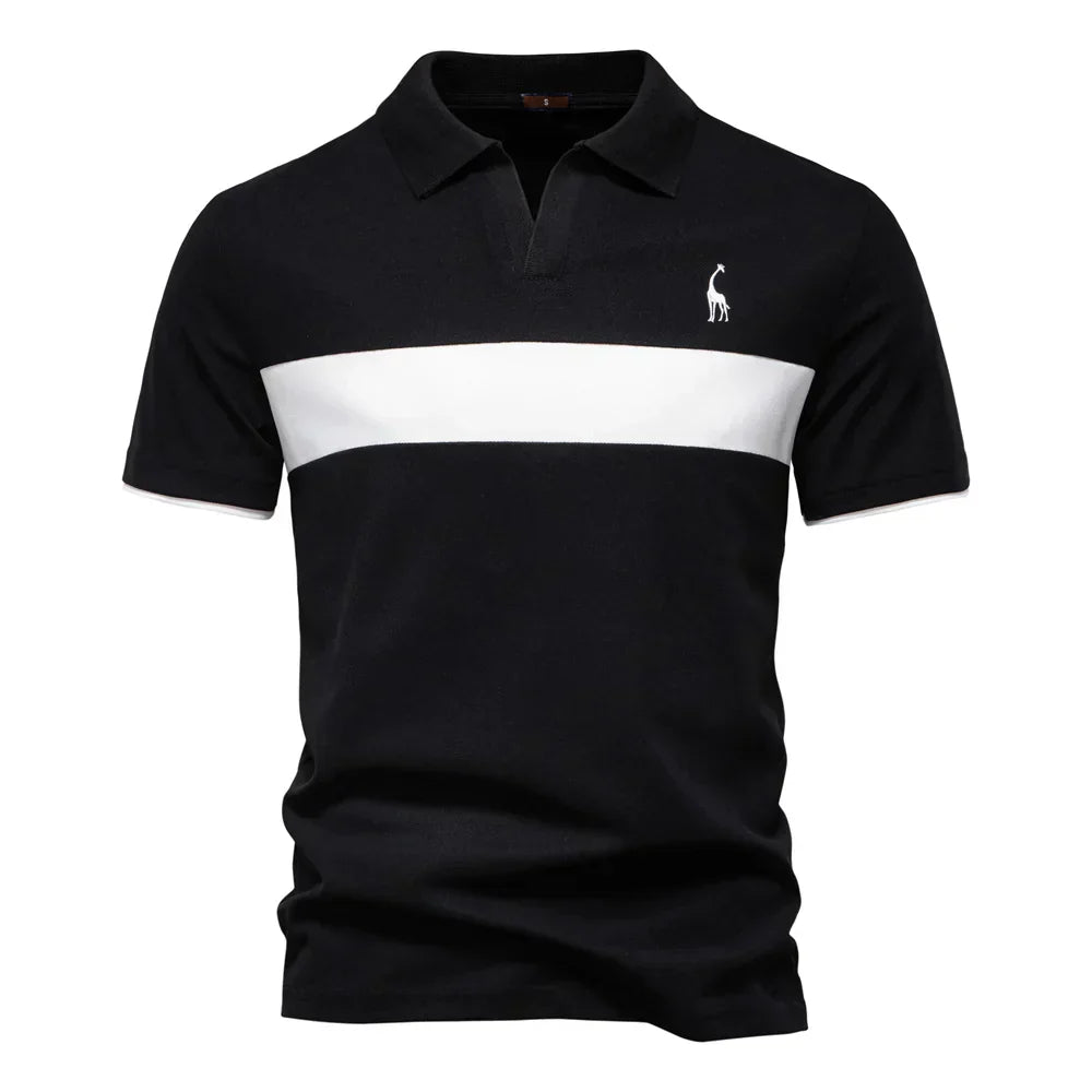 J&M Paris™ | Men's Color Block Polo