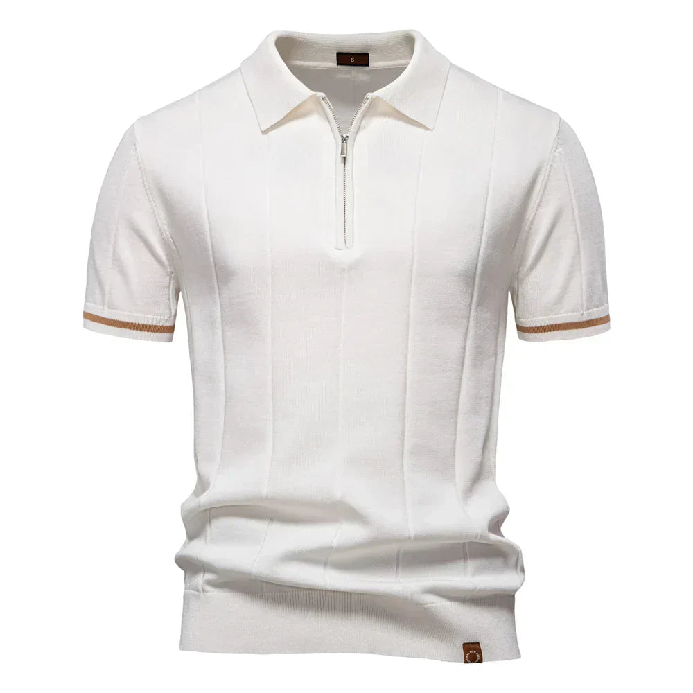 J&M Paris™ | Men's Polo with Zipper