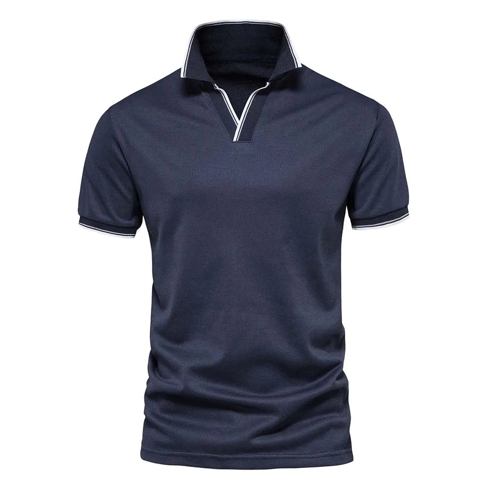 J&M Paris™ | Men's V-Neck Polo