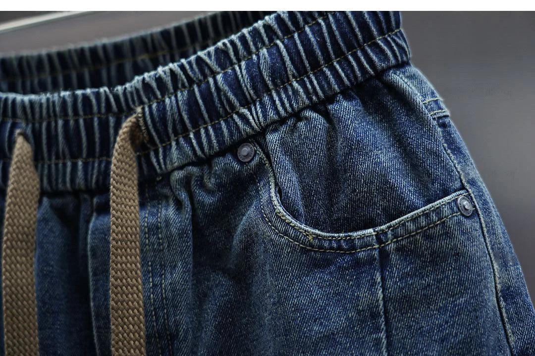 Laurent™ | Baggy Denim Pants with Belt