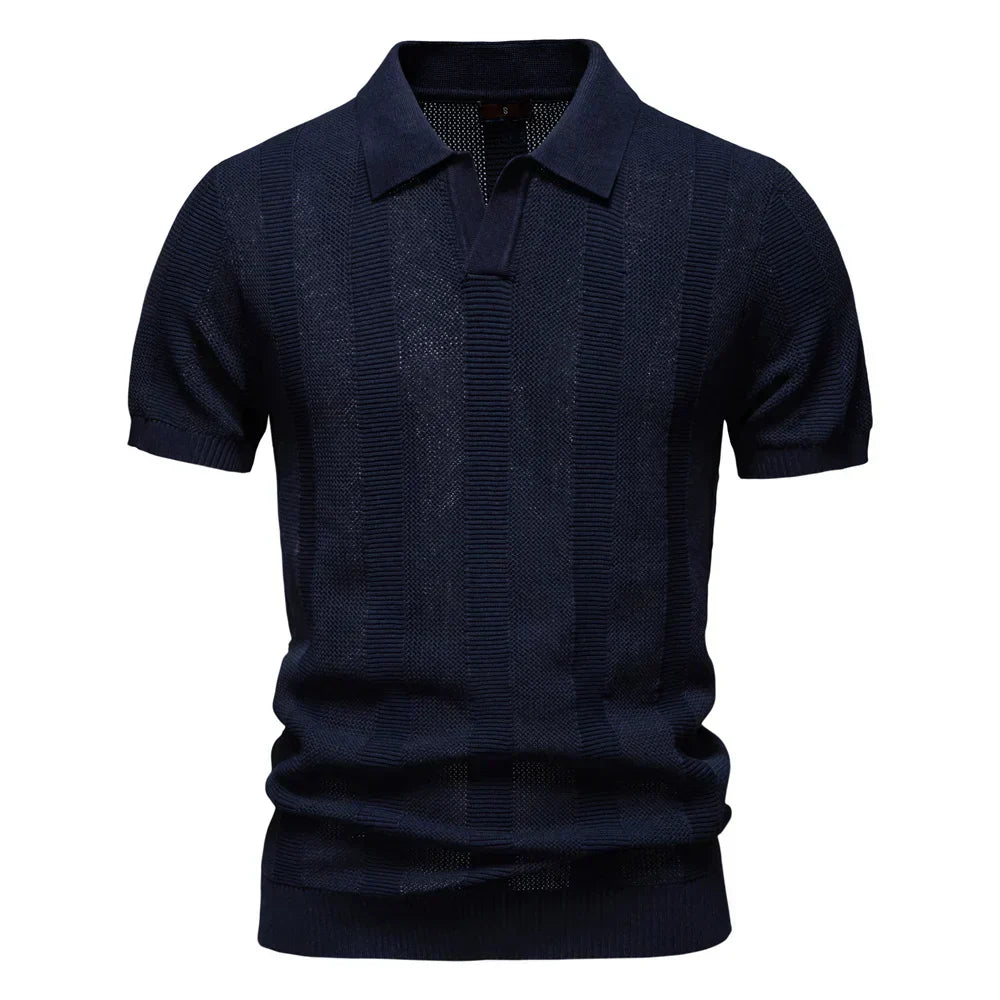 J&M Paris™ | Elegant Striped Polo