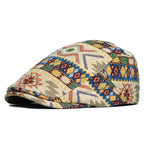 Reginald | Vintage Print Flat Cap