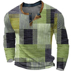 HENLEY | Colourful Men's Long-Sleeved Shirt