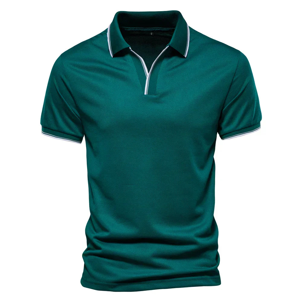 J&M Paris™ | Men's V-Neck Polo