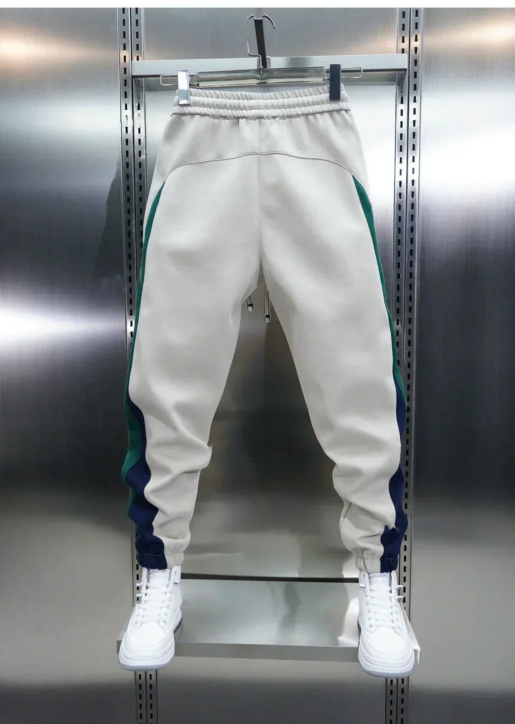 Laurent™ | Tension Pants with Contrasting Stripes