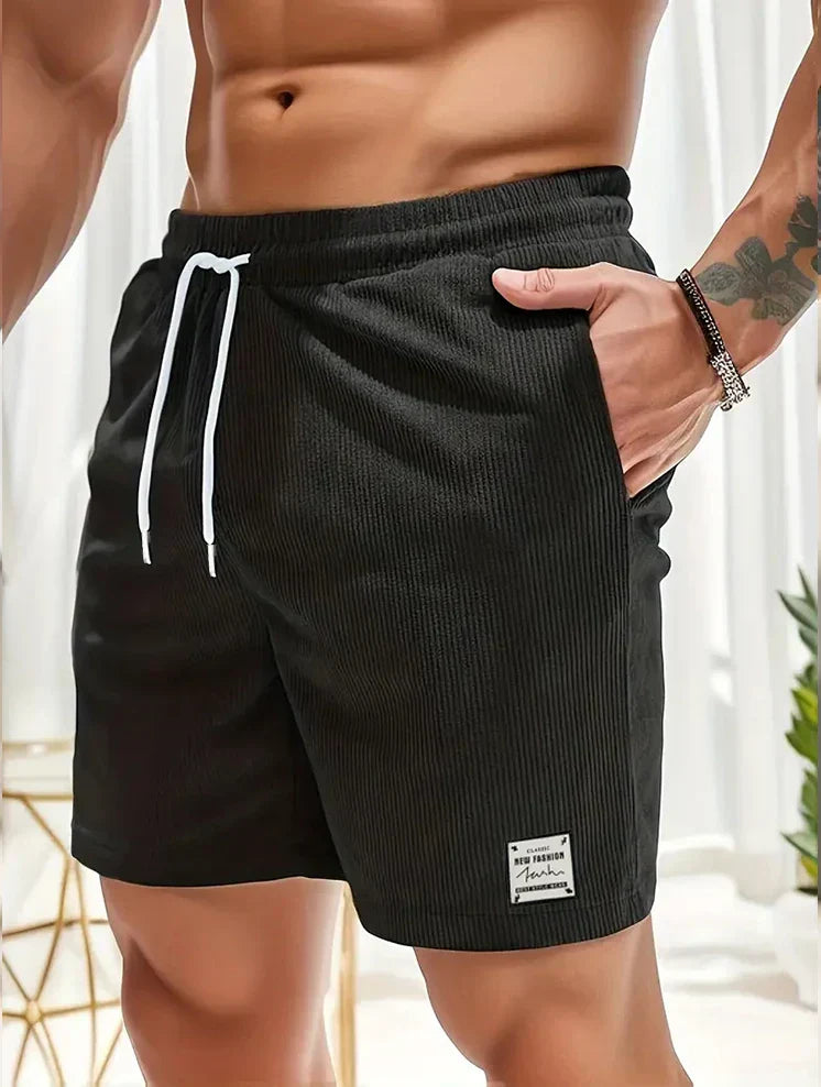 Jean et Marcel™ | Elegant Men's Shorts with Subtle Stripes