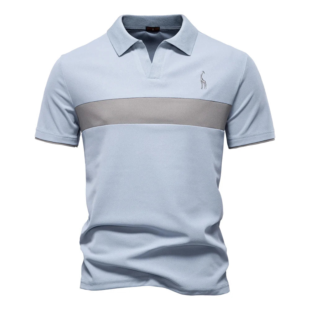 J&M Paris™ | Men's Color Block Polo