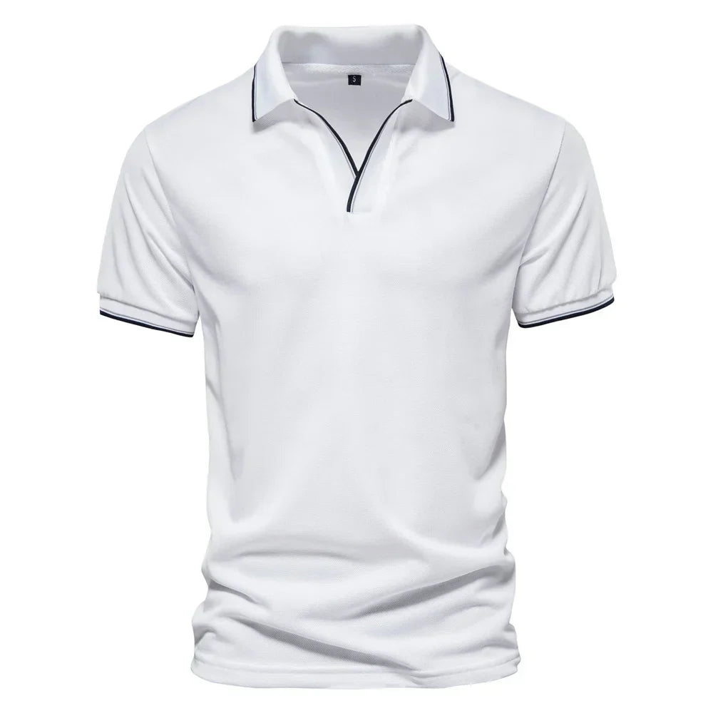 J&M Paris™ | Men's V-Neck Polo