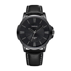 Luxurious Blue Glass Leather Watch™ - Olsen & Olsen
